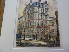 Residence, Langham St., Portland Place, UK, 1880, Original Plan.