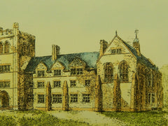 Leake & Watts' Orphan Asylum, Yonkers, NY, 1899, Original Plan. Charles C. Haight.