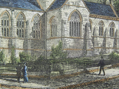 New Church, Aberystwyth, West Wales, UK, 1882, Original Plan. Middleton & Son.