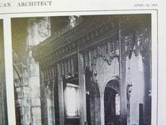 St. Mark's Church, Mt. Kisco, NY, 1914, Lithograph, Cram, Goodhue & Ferguson.