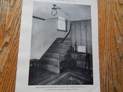 House of Yale Stevens, Loudon Woods, Rye, NY, 1926. Lithograph. H.L. Woolsey & F.B. Chapman.
