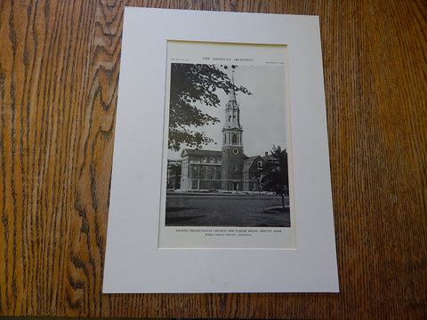 Second Presbyterian Church,Parish House #3,Boston, MA, 1914. Cram & Ferguson.