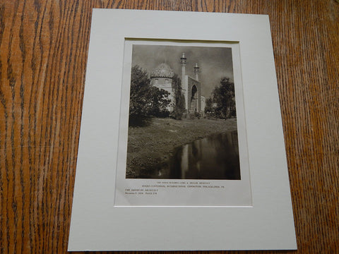 Persia Building, Sesqui-Centennial Intern'l Expo, Philadelphia, PA, 1926. Lithograph. Carl A. Ziegler.