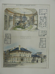 Residence&Stable for Mr. J.A. Lynch, Chicago, IL, 1894, Original Plan.  Jenney and Mundie.