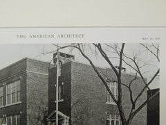 School of Our Lady of Hope, Springfield, MA, 1919, Lithograph. Koch & Wagner.