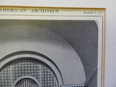 Organ Balcony and Screen, Masonic Temple, San Francisco, CA, 1914. Bliss & Faville.