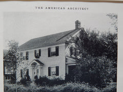 House of CM Warner, Indianapolis, IND, Lithograph,1926. William Osler & Lee Burns.