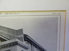 Exterior, Gymnasium and Domestic Science Building, Washington High School, Portland, OR, 1914. Mr. Ellis F. Lawrence and Mr. William G. Holford.
