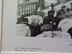 Main Dining Room, Atlanta-Biltmore Hotel, Atlanta, GA, 1924, Lithograph. Schultze & Weaver.