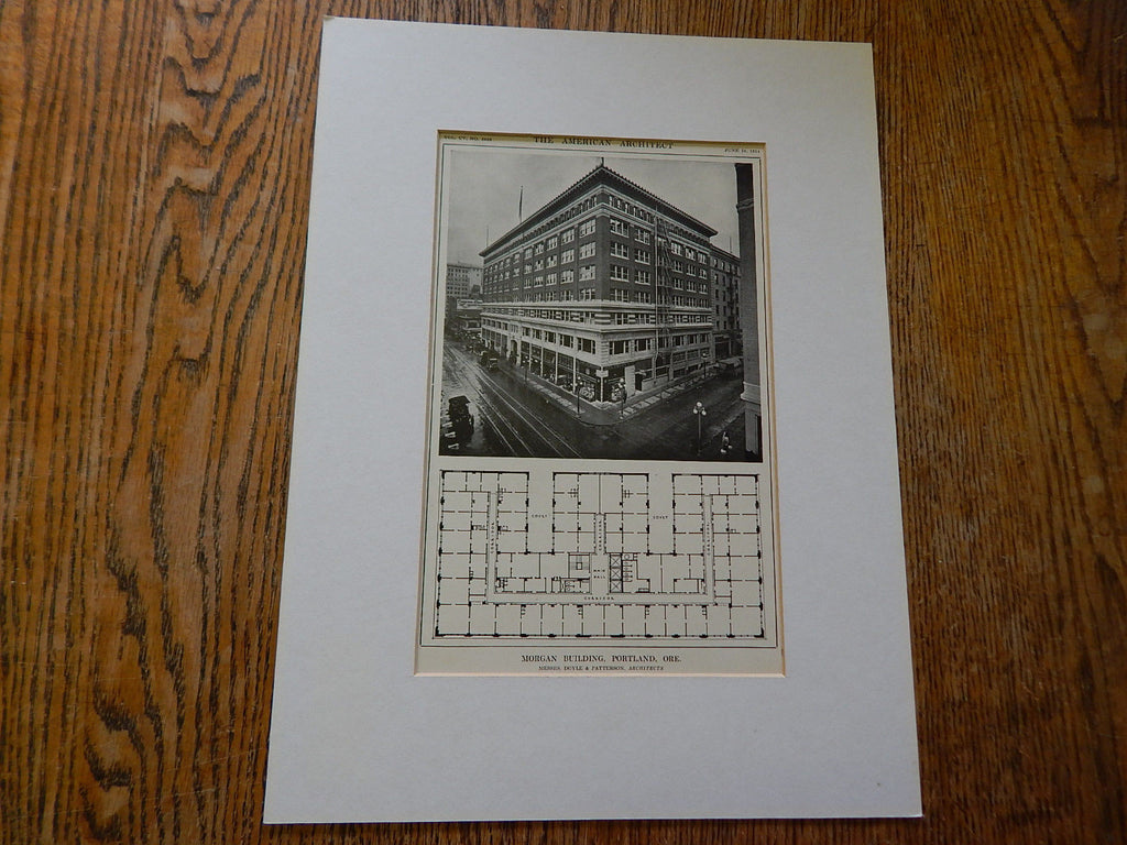 Morgan Building, Portland, Oregon, Lithograph,1914. Doyle & Patterson.