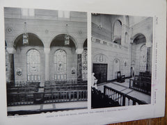 Chapel of Villa De Matel,Houston, TX, 1928,Lithograph. Sullivan.