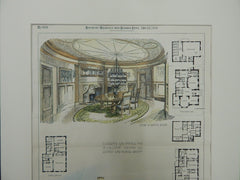 Residence&Stable for Mr. J.A. Lynch, Chicago, IL, 1894, Original Plan.  Jenney and Mundie.