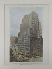 National Association Building, New York, NY, 1919, Original Plan. Starrett & Van Vleck.