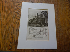 House of A.H.Tasker, Portland, OR, Lithograph,1924. DeYoung & Roald.