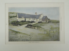 Executive Residence at Montauk, Long Island, NY, 1926, Original Plan. Robert Tappan.