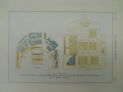 Organ Chamber Chapel, NJ College for Women, New Brunswick, NJ, 1929, OrigPlan. Ludlow & Peabody