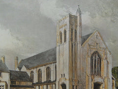 Church and Parish House, Bloomington, IN, 1919, Original Plan. Lowe & Bollenbacher.