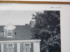 House of Dr. G.A. Stickney,Beverly, MA, 1918, Lithograph. Alden.