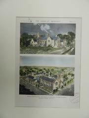 Wesley Foundation, Uni. of Illinois, Urbana, IL, 1921, Original Plan. Holabird & Roche.