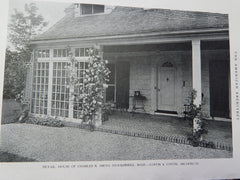 House of Charles R. Smith, Stockbridge, Mass. 1926,Lithograph. Coffin & Coffin.