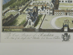 East Prospect of Rushton, Northamptonshire, England, 1882. Original Plan