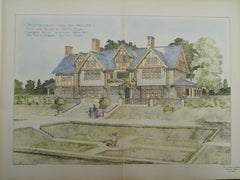 House for Arthur W. Pope, Esq., SW View, Boston, MA, 1902. George Hunt Ingraham.