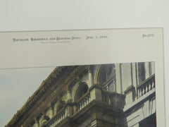Providence Public Library, Providence, R.I. 1900. Original Plan.  Stone, Carpenter & Willson.