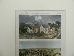 Wesley Foundation, Uni. of Illinois, Urbana, IL, 1921, Original Plan. Holabird & Roche.
