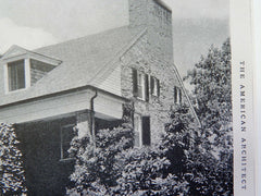 House of Admiral Cary T.Grayson,Washington,D.C.,1926, Lithograph. Peabody, Wilson,& Brown.