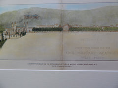 Improvements, U. S. Military Academy, West Point, NY 1903. Original Plan. Cope & Stewardson.