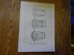 Branch Library Building,Wellesley Hills, MA, 1928,Lithograph. Shirer.