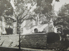Perspective, House of Howe Fraley, Philadelphia, PA, 1924, Lithograph. Melor, Meigs & Howe.