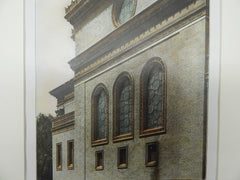 Madison-Square Presbyterian Church, New York, NY, 1906. Colored Photograph.McKim, Mead & White.