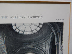 Copy of St. Joseph's Convent Chapel, Interior, Milwaukee,WI,  Lithograph. Brust & Phillip.