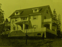 House of Walter D. White, Ten Hills, MD, 1914, Lithograph. Walter M. Gieske.