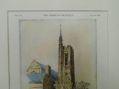 Church of the Intercession, New York, 1929, Original Plan.