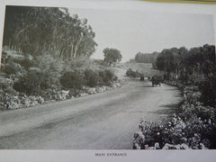 Palos Verdes Estates, California,1926,Lithograph. Olmsted Bros.