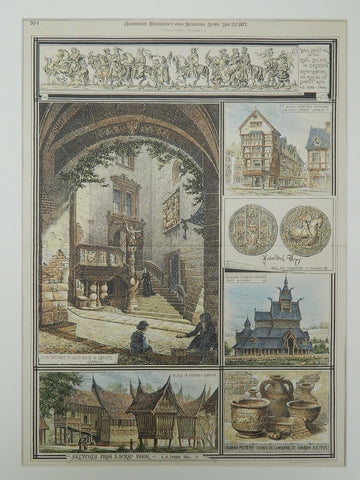 Sketches from Around Europe and the UK from a Scrap Book by L. S. Ipsen, 1877.