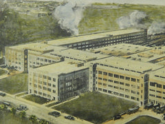 Manufacturing Plant, Continental Can Company, Clearing, IL, 1918, Original Plan. Davidson & Weiss.