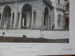 Addition, House of Thomas Hunt, Tivoli-On-Hudson, NY, 1906. Lord & Hewlett.