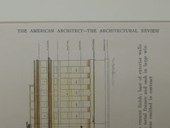 New Haven Railroad Station, New Haven, CT, 1923, Original Plan. Cass Gilbert.