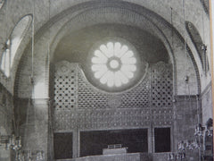 Balcony and Screen, Chapel of Our Lady of Victory, St. Catherines College, St. Paul, MN, 1924. H. A. Sullwold.
