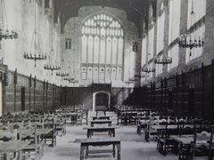 Interior, Lawyers' Club, University of Michigan, Ann Arbor, MI, 1924. York & Sawyer.