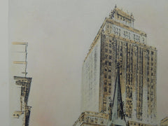 International Combustion Engineering Building, New York, NY, 1929, Original Plan. Warren & Wetmore.