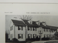 House of W. H. Butler, Columbus, OH, 1929, Lithograph. R.G. Hanford.