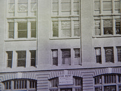 The Sexton Building, Baltimore, MD, 1905, Lithograph. Sperry and York & Sawyer.