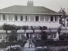 Exterior, Country House of Albert Kahn, Birmingham, MI, 1924. Albert Kahn.