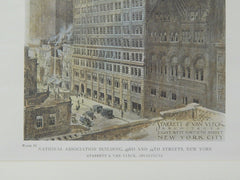 National Association Building, New York, NY, 1919, Original Plan. Starrett & Van Vleck.