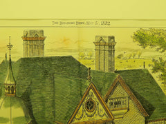 House & Studio for H. Henry on Queensmead Estate, Windsor, England, 1882. Maurice B. Adams