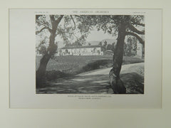 House of Ralph Isham, Santa Barbara, CA, 1921, Lithograph. Childs & Smith.